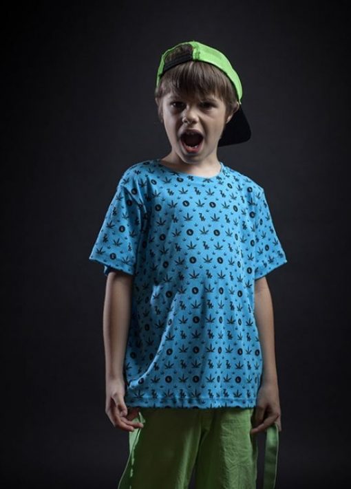 Zla Vuittron dečija majica plava