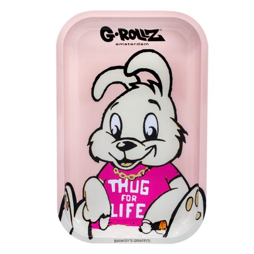 G-ROLLZ | Banksy's 'Thug for Life' Small Tray 14x18 cm