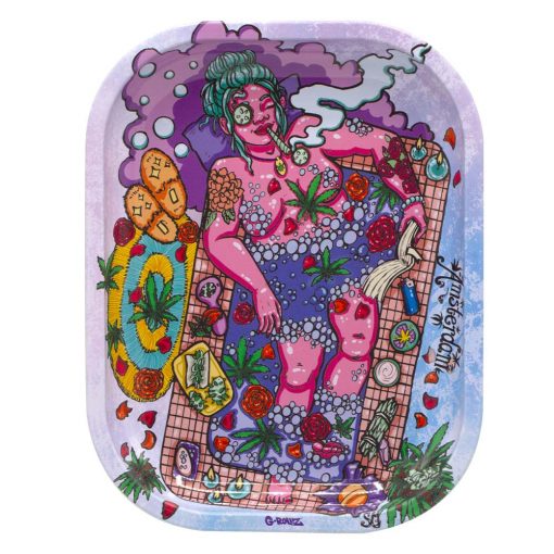 G-ROLLZ | 'Canna Bath' Small Tray 14x18 cm