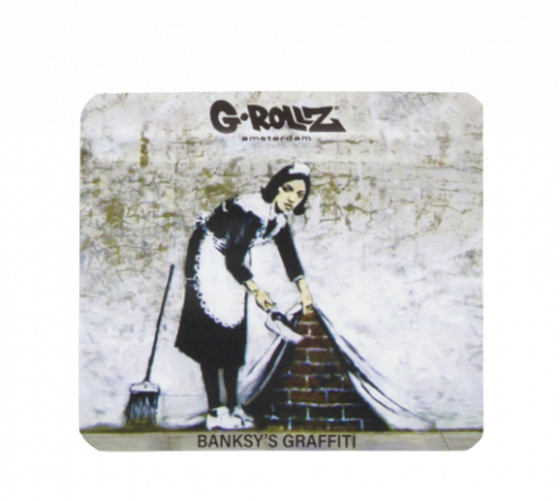 ZIP G-ROLLZ |Banksy 'Camden Maid' smellproof bag - 10pcs - 90x80 mm