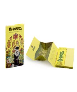 G-ROLLZ | Banksy's Graffiti KS Set 4 - Bamboo Unbleached - 50 KS Papers + Tips & Zla zla G-ROLLZ | Banksy's Graffiti KS Set 4 - Bamboo Unbleached - 50 KS Papers + Tips &