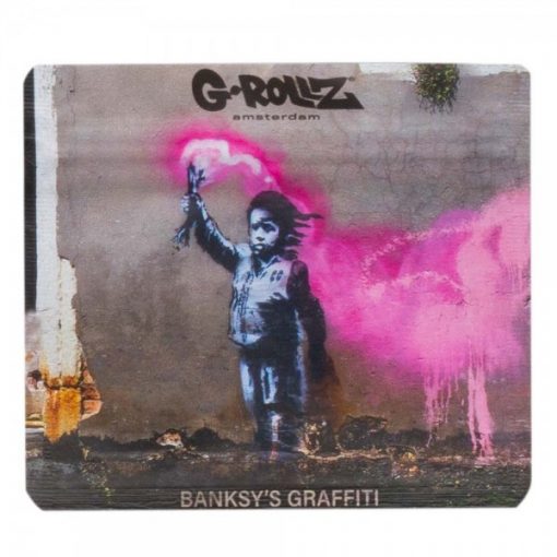ZIP G-ROLLZ |Banksy 'Torch Boy' smellproof bag - 10pcs - 90x80mm