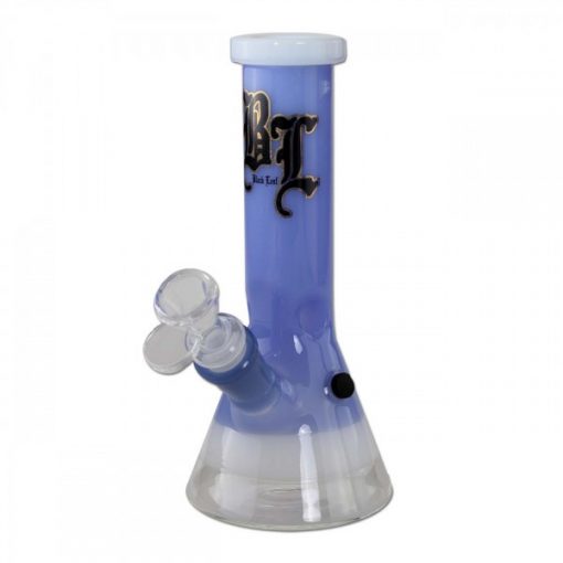 Black Leaf Beaker Bong 195mm