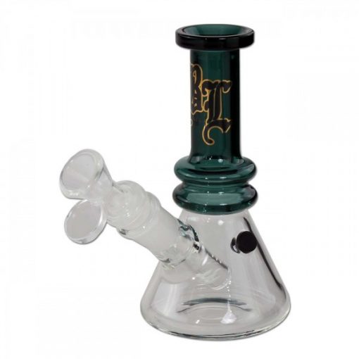 Black Leaf Mini-Bubbler Bong 155mm