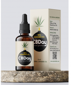 Alternative view of CBDay CBD ulje NATURAL 15% 10ml