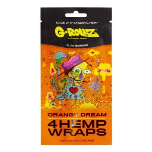 G-ROLLZ | Orange hemp blantovi - 4 kom