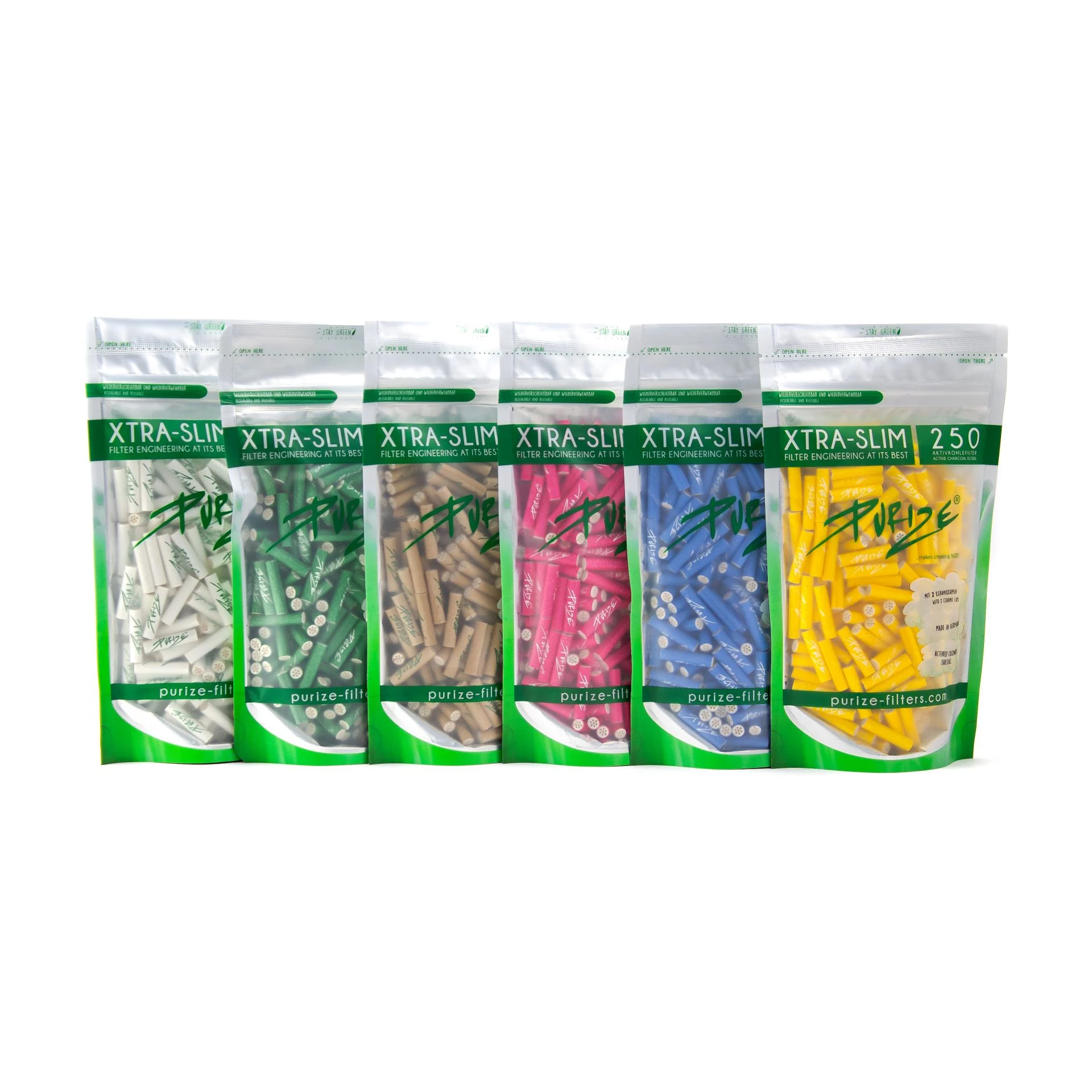 PURIZE filteri - extra slim u boji 250 kom