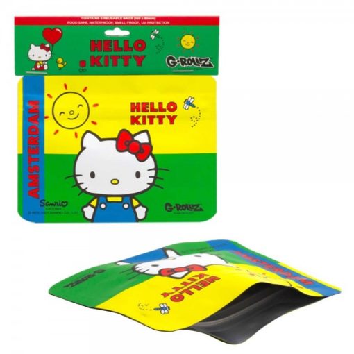 ZIP G-ROLLZ |Hello Kitty 'Classic Amsterdam' Smellproof Bags - 8pcs - 105x80 mm