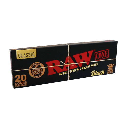 RAW BLACK CONES KS - 20 kom