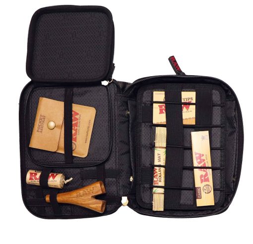 ROLLING PAPERS x RAW WEEKENDER smokers travel bag