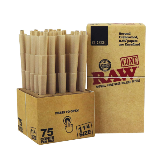 RAW CONES 1 1/4 - 75 kom