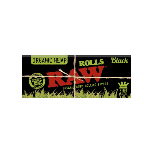 RAW BLACK ORGANIC ROLLS - 3m