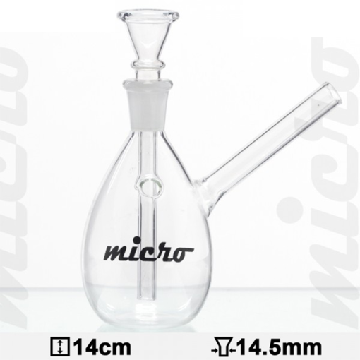 MICRO | Stakleni Bong - H:14cm SG:14.5mm