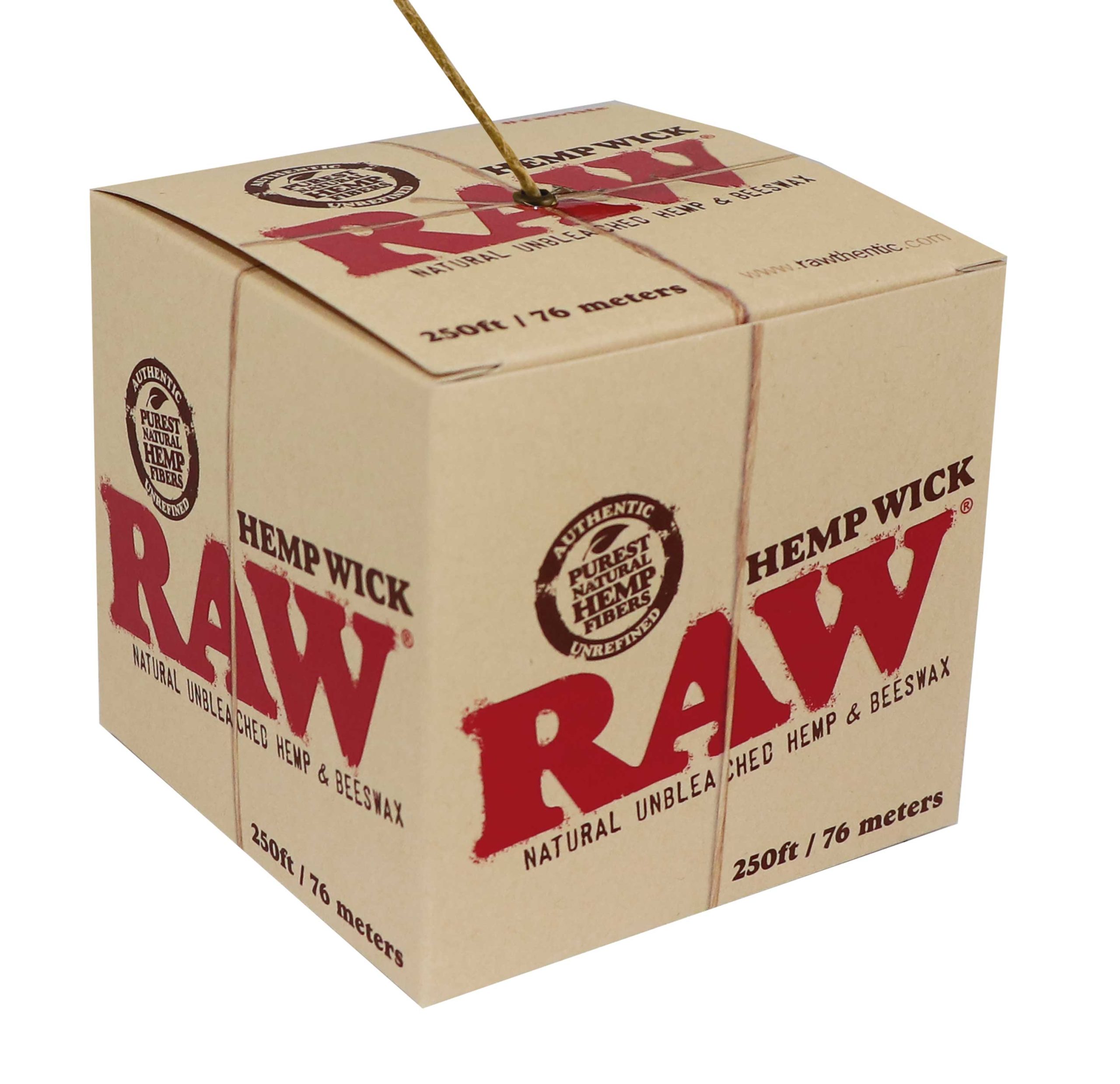 RAW HEMP WICK 76m