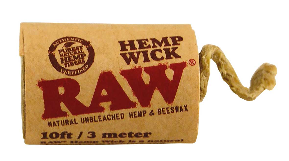 RAW HEMP WICK 300cm