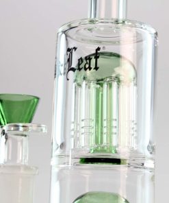 Black Leaf - 3x Percolator stakleni bong H:390mm O:27mm SG:19 Zla zla Black Leaf - 3x Percolator stakleni bong H:390mm O:27mm SG:19