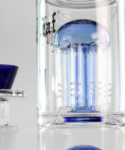 Black Leaf - 3x Percolator stakleni bong H:390mm O:27mm SG:19 Zla zla Black Leaf - 3x Percolator stakleni bong H:390mm O:27mm SG:19