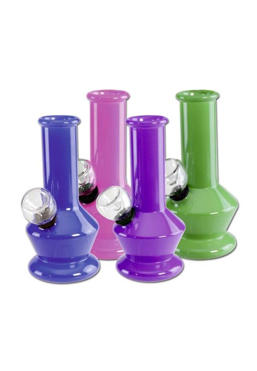 Mini stakleni bong COLORS H:130mm