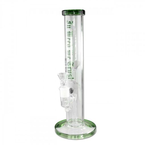 Black Leaf - stakleni bong In Weed We Trust H:345mm