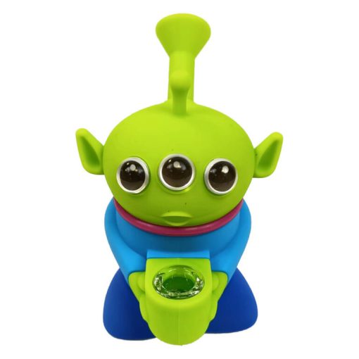 Urban Crew - silikonski bong Three Eyed Alien H:140mm
