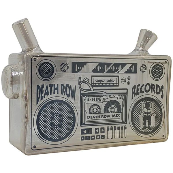 Death Row Records - Boom Box stakleni blunt bubbler 12.7cm